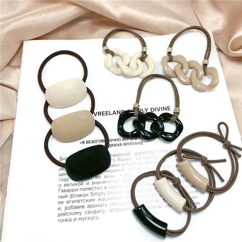 

Женская акриловая эластичная резинка для волос, 1 шт.