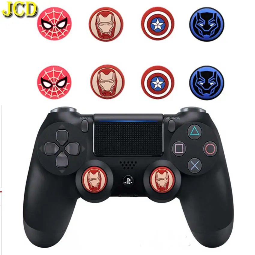 JCD 4 шт. колпачки для джойстиков PS4 Pro Slim PS3 силиконовые аналоговые ручки Обложка Xbox