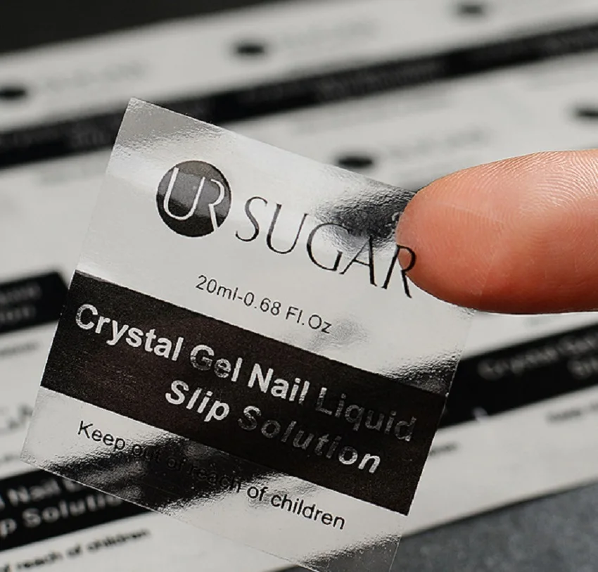 Custom logo printed Waterproof Vinyl Transparent Sticker Clear adheresive label | Дом и сад