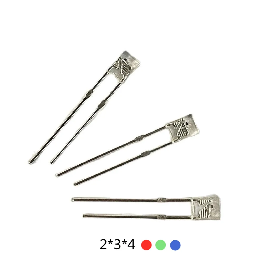 100 шт. 234 RGB светодиоды для медленной/быстрой вспышки DIP-2 самомигание 3 0-3 4 в 20 мА-мкд