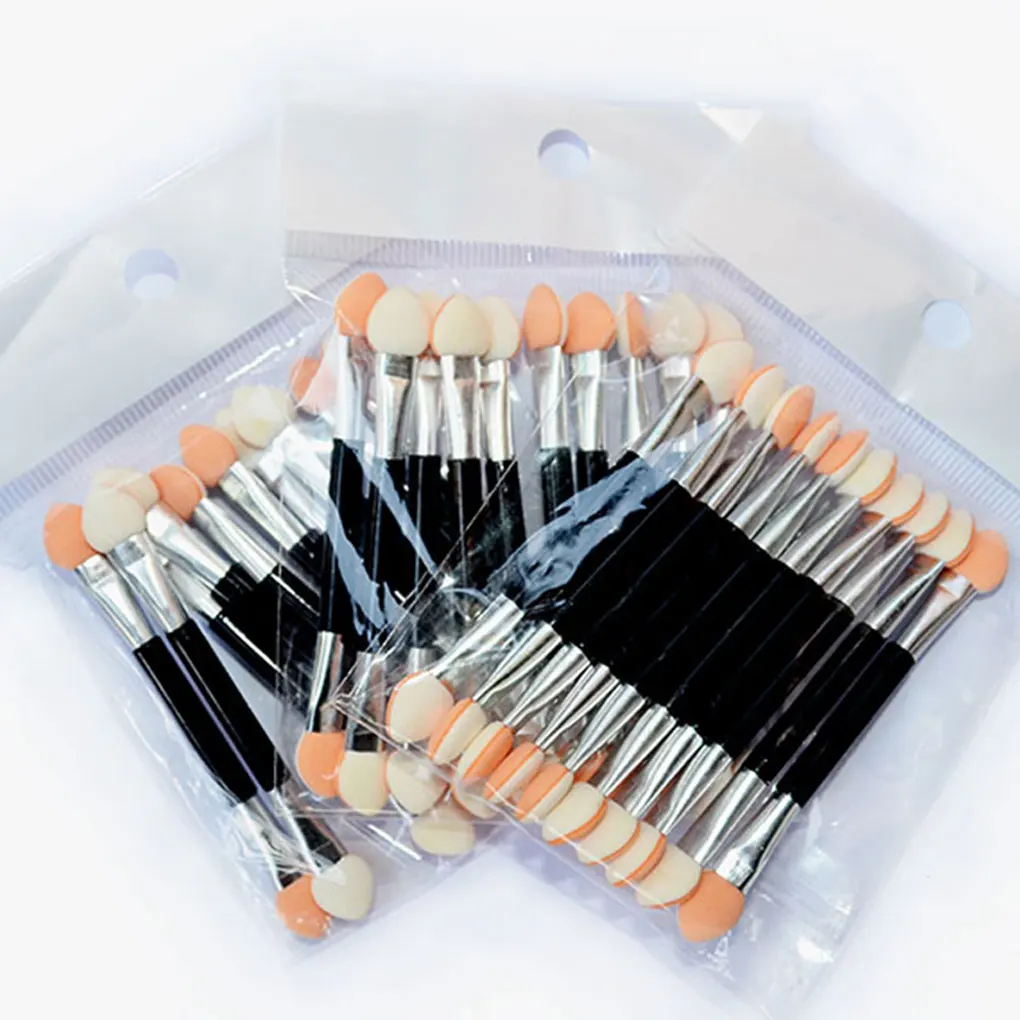 10 шт. палочка для теней спонж двухсторонний макияж принадлежности аппликатор