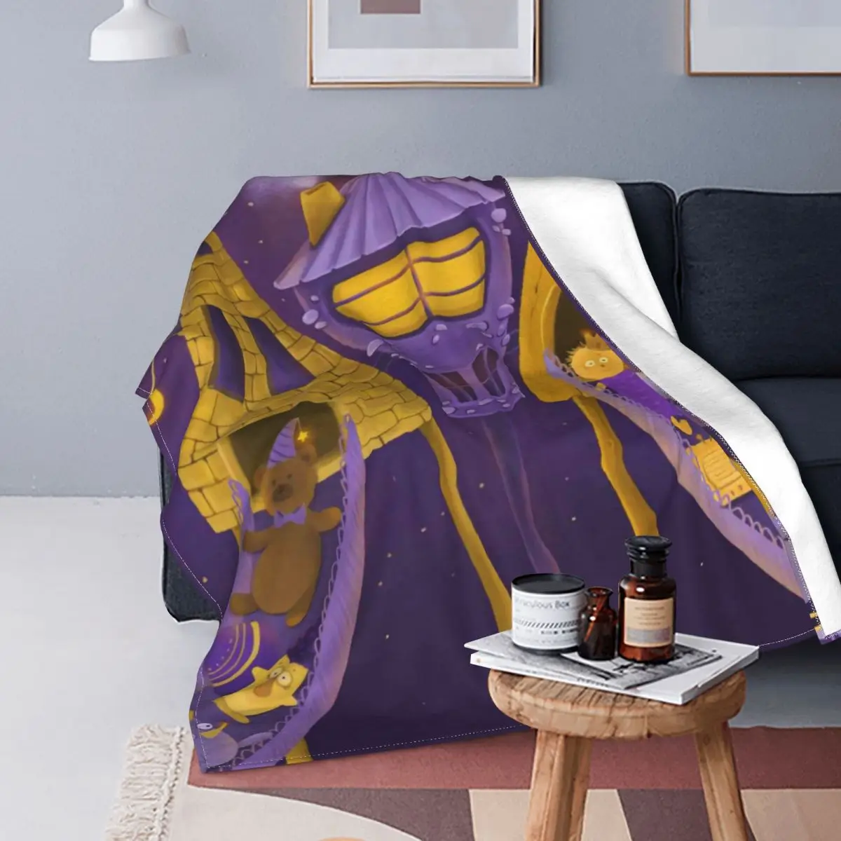 

2022 Christmas Santa Blanket New Year Four Seasons Stitch Cotton Portable Coral Fleece Throw Blankets For Bed Bedroom