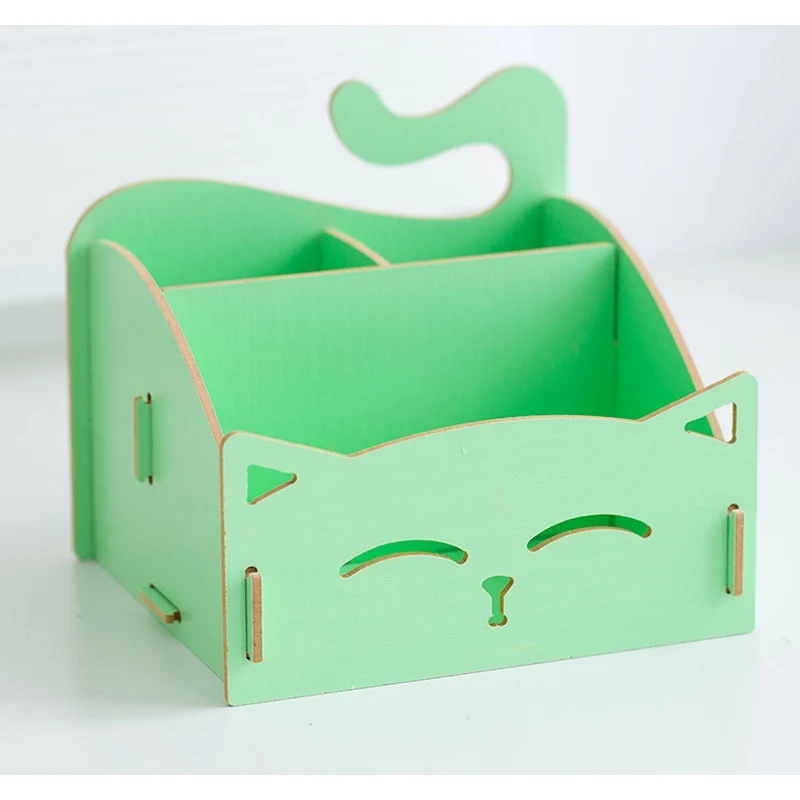DIY пенал для ручек Творческий Корея коробка хранения рабочего мультфильм