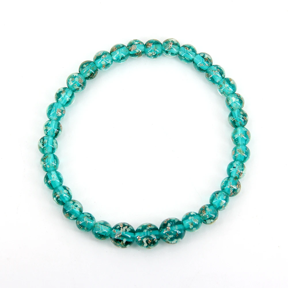 

Bracelet female glow in the dark luminous crystal ball bracelet stones glass beads charm female jewelry gifts girls dropshippin