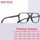 Очки для чтения TR90 с защитой от синего света, мужские винтажные брендовые квадратные очки в оправе, пресбиопические очки с диоптриями + 1,75 + 2,0, Lesebrille