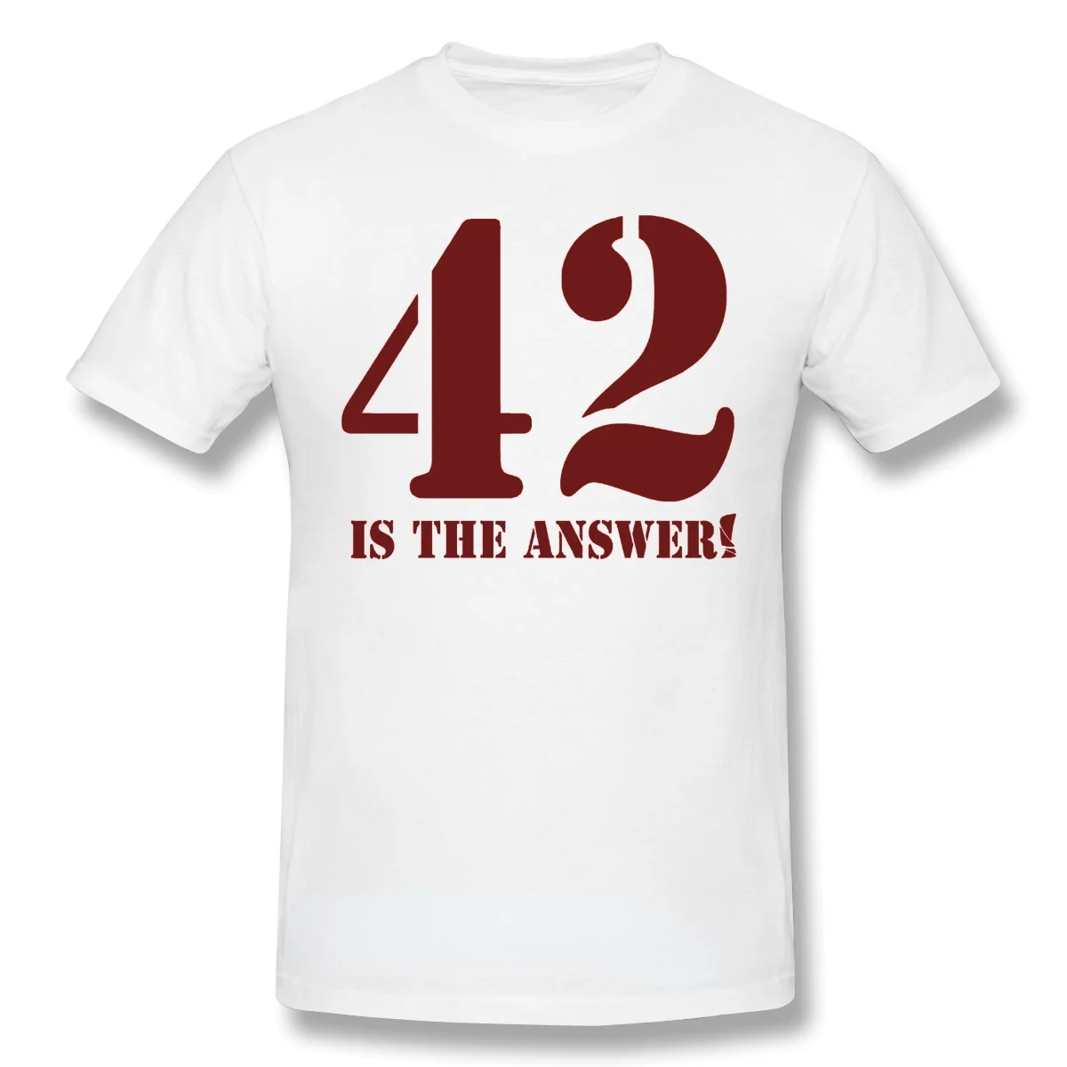 

New Summer 42 Is The Answer T-Shirt The Big Bang Theory Leonard Sheldon Sitcom TShirt O-Neck Daily Four Seasons