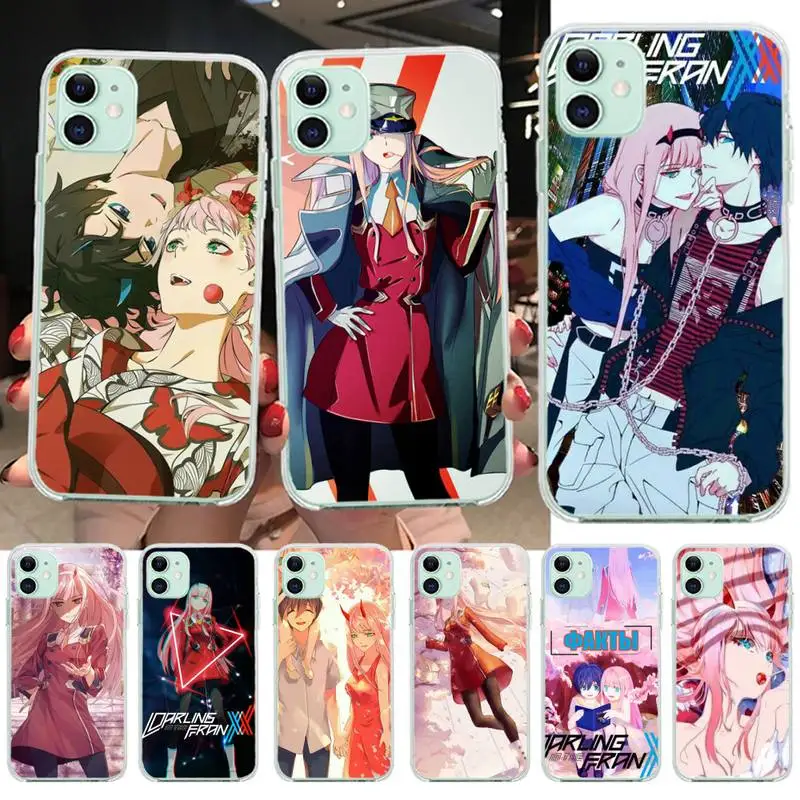 PENGHUWAN Darling в FranXX аниме типа сделай сам украшения чехла для телефона iPhone 11 pro XS MAX 8 7 6