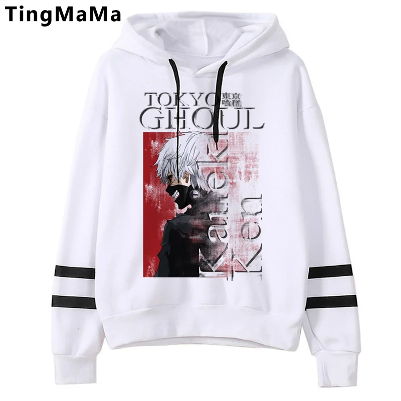 

Tokyo Ghoul hoodies male Korea 2021 anime graphic male pullover hoody hip hop graphic