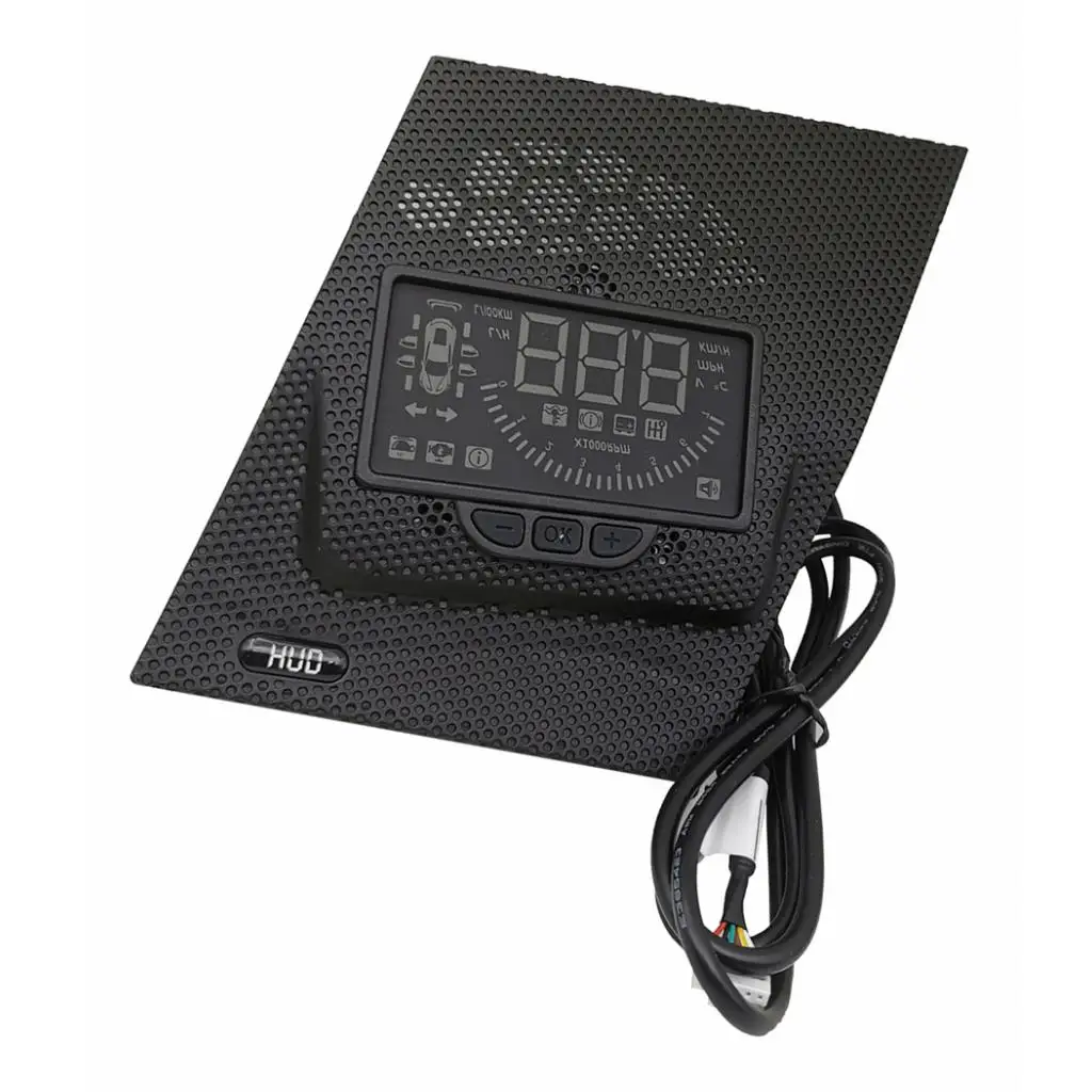 Цифровой дисплей HUD справа предупреждающий сигнал скорости автомобиля подходит