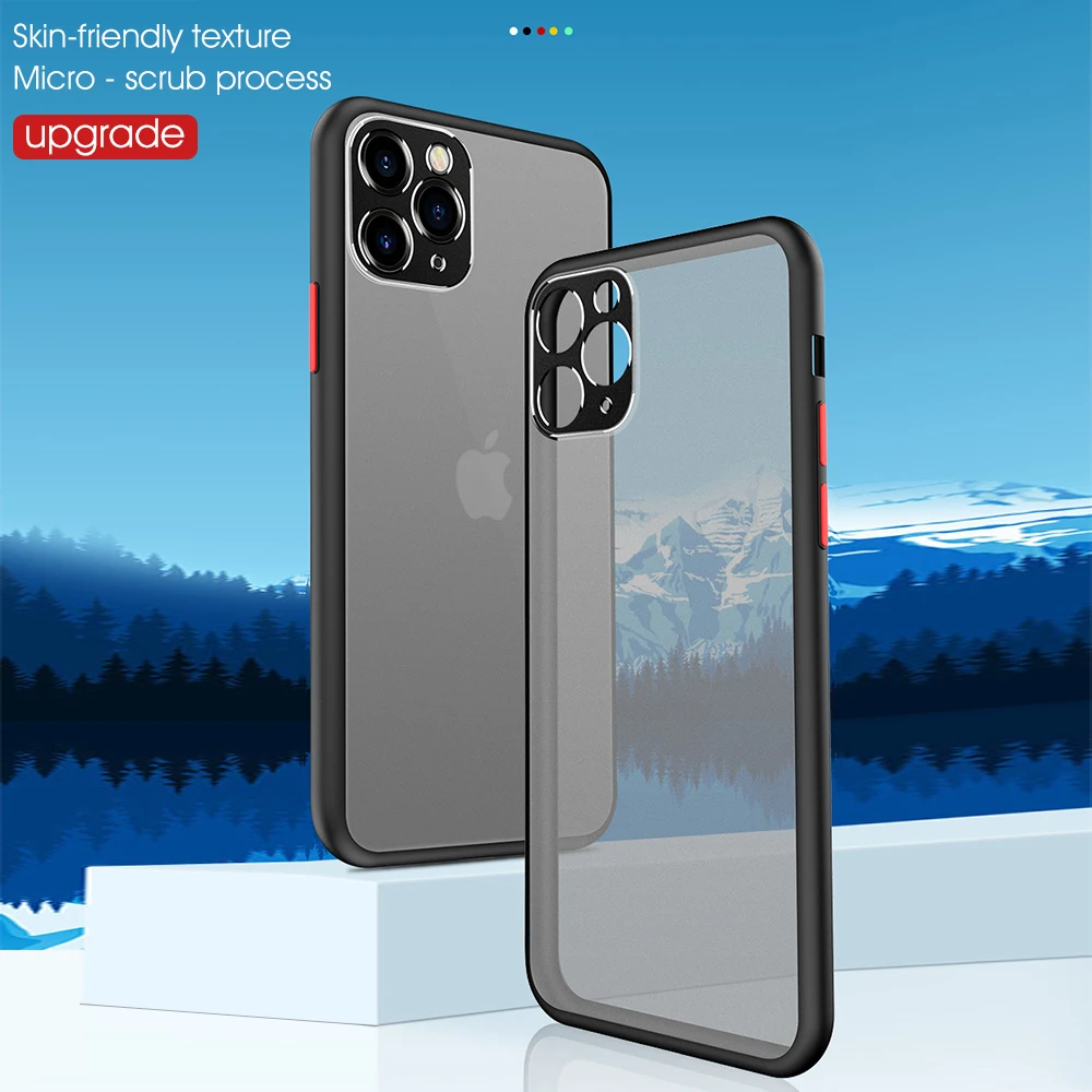 Противоударный чехол для телефона с защитой объектива камеры iPhone 11 Pro Max XR XS 10 8 7 6s