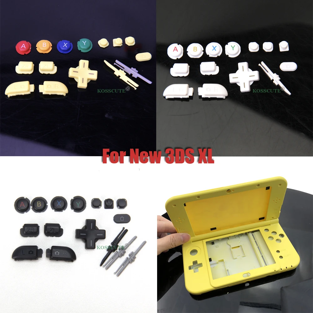 Новая версия D Pad для Nintendo 3DS XL LL консоль A B X YButton кнопки питания Home|Запасные части| |