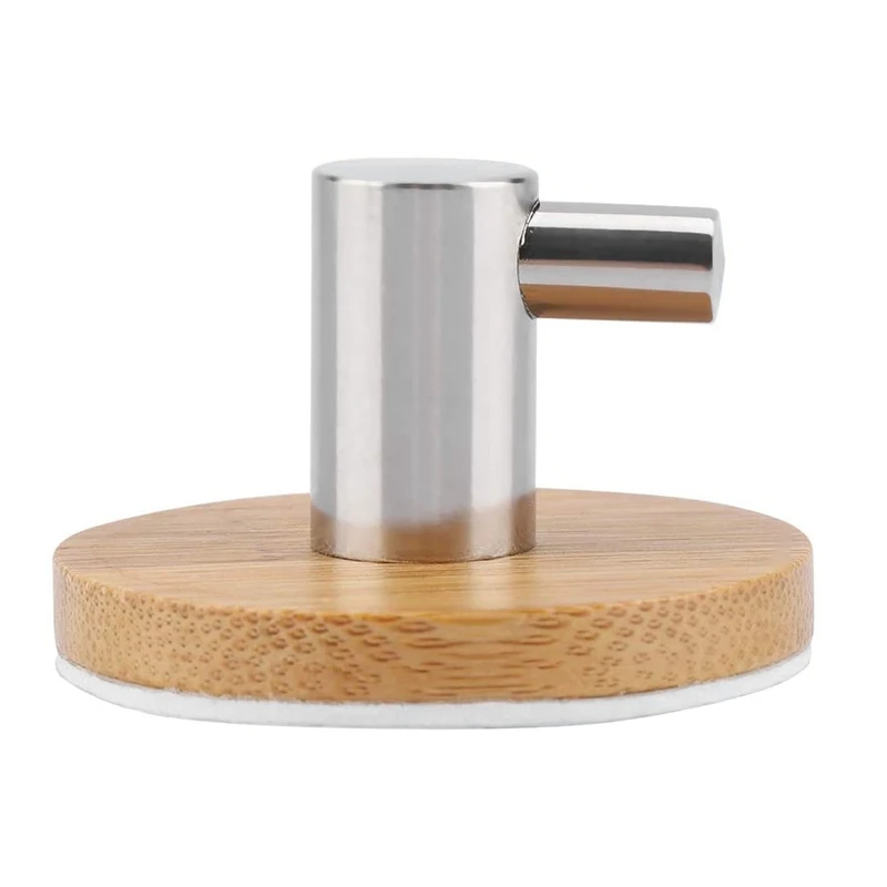 

4PCS Bathroom Bedroom Kitchen Wall Hook Towel Hook Clothes Hook with Back Stickers