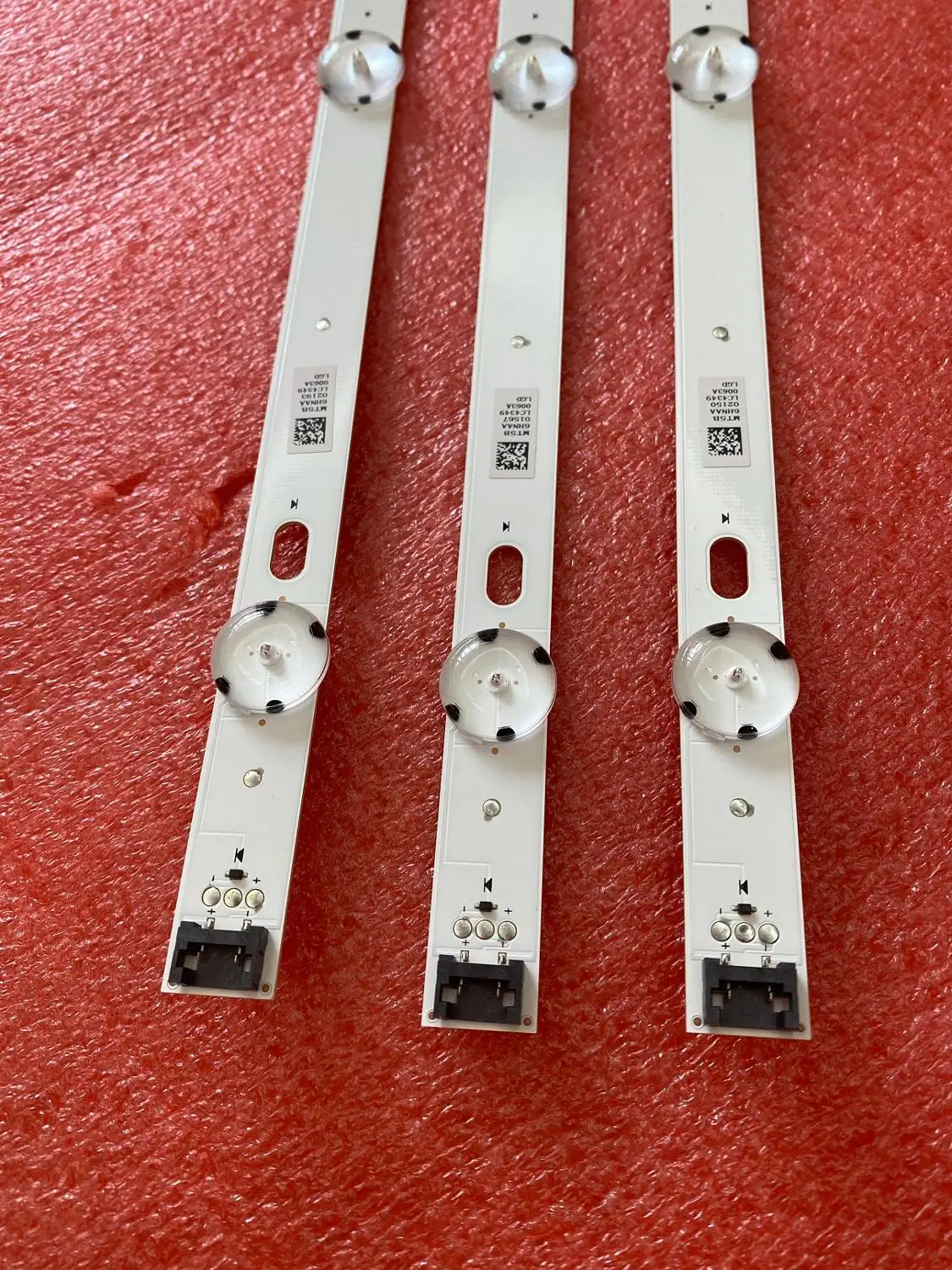 Новые 3 шт/комплект 7 светодиодный 830 мм полосы подсветки для LG 43UJ651V 43UJ701V 43UJ65_UHD_L