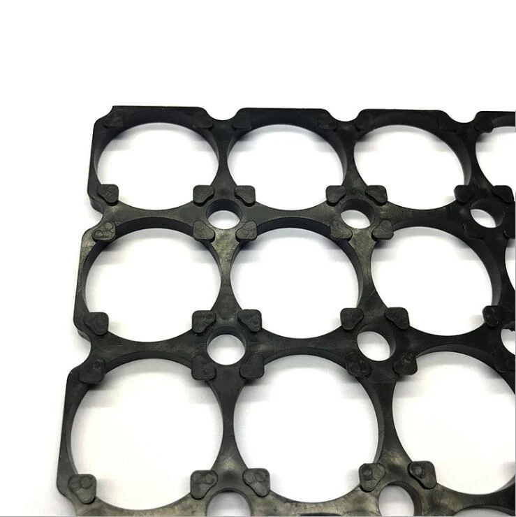 

4*7 32650 Battery Holder Bracket Cell Safety Anti Vibration Plastic Cylindrical Brackets For 32650 Lithium Batteries