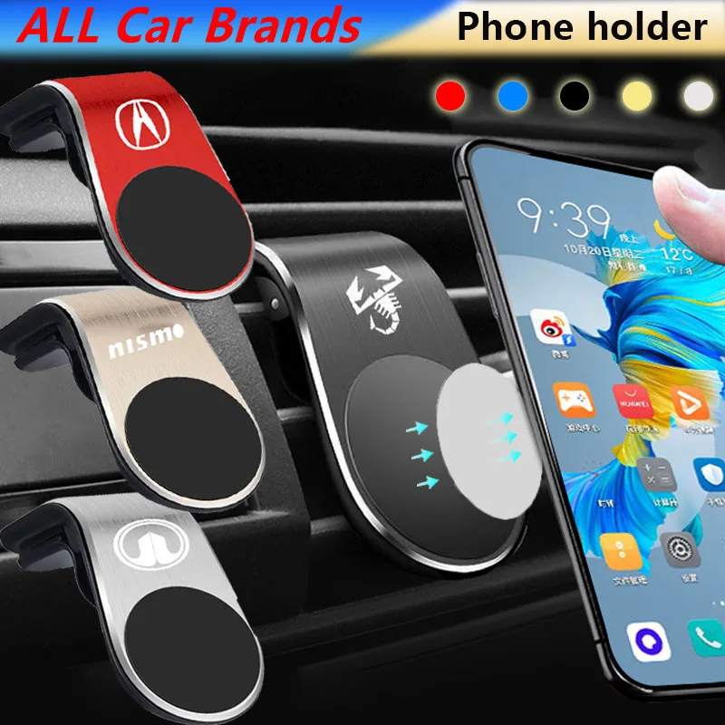 

1pcs Car Phone Magnetic L Style Universal Holder For Citroens C1 C3 C4 C5 C6 C-ELYSEE VTS Picasso Cross Cactus C4L DS3 DS5 Goods