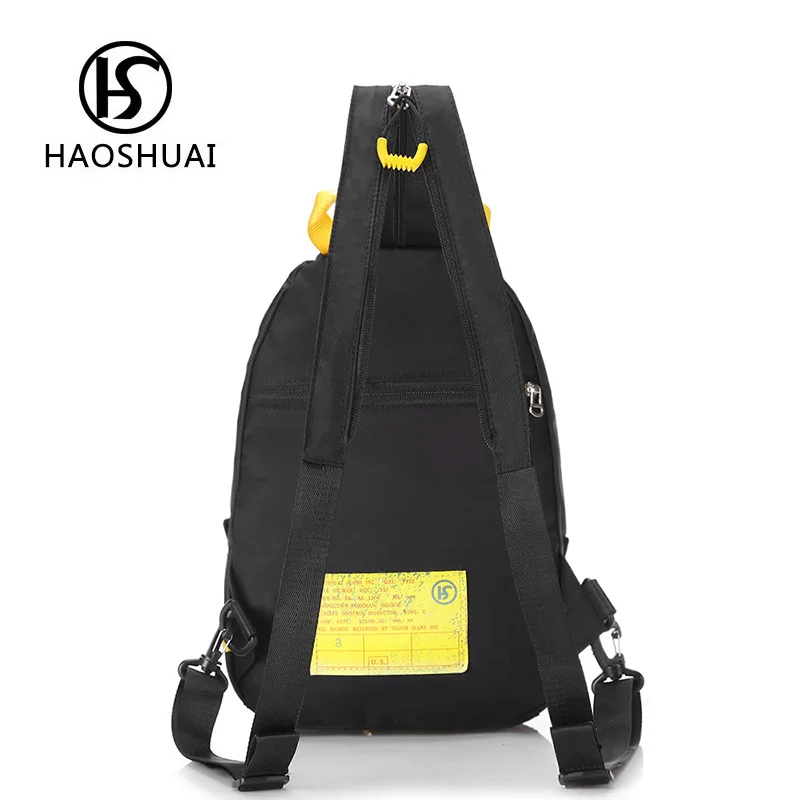 Мужская многофункциональная нагрудная сумка рюкзак через плечо Повседневная