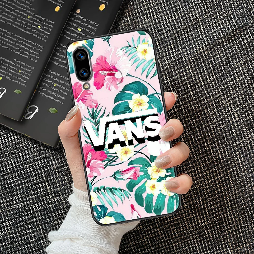 

Street Skateboard Brand vansing Phone case For Huawei Honor 6 7 8 9 10 10i 20 A C X Lite Pro Play black art waterproof silicone