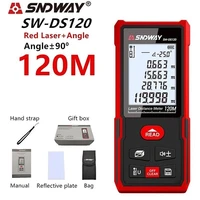 sndway rangefinder laser distance meter waterproof distance meter electronic roulette digital rang finder tape measure sw ds120