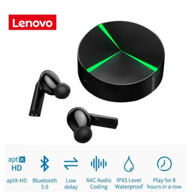 

Lenovo GM1 Gaming Wireless Headset Bluetooth V5.0 Game True Esports Eat Chicken Extra Long Life Touch Control for PUBG Stereo