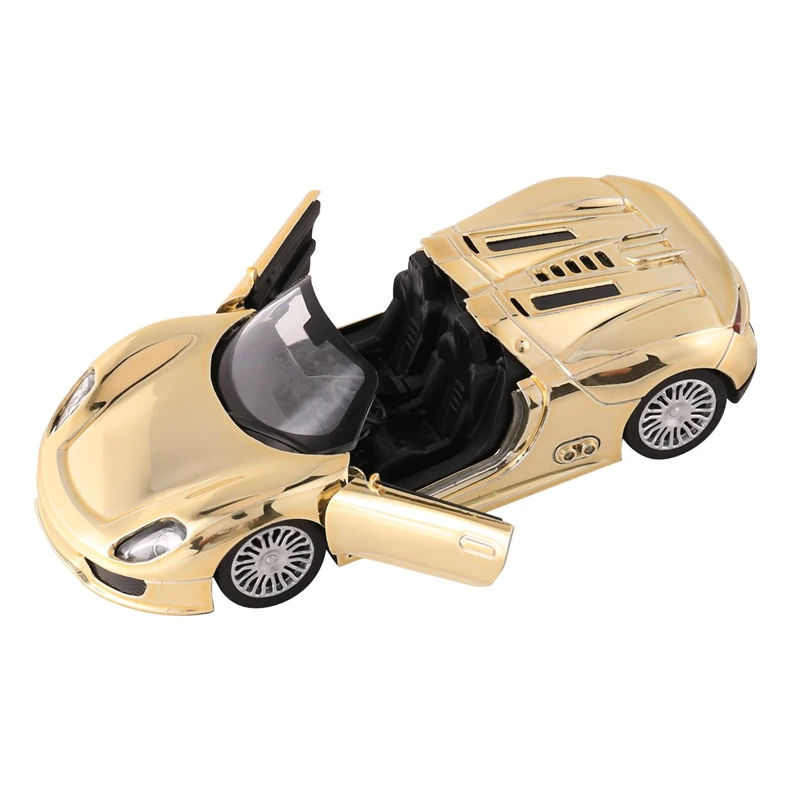 

Alloy Sports Car Toy Model Gold Diecasts Off-Road Simulation Children Play Toy Open the Door Vehicles for Kids Gift Sports car
