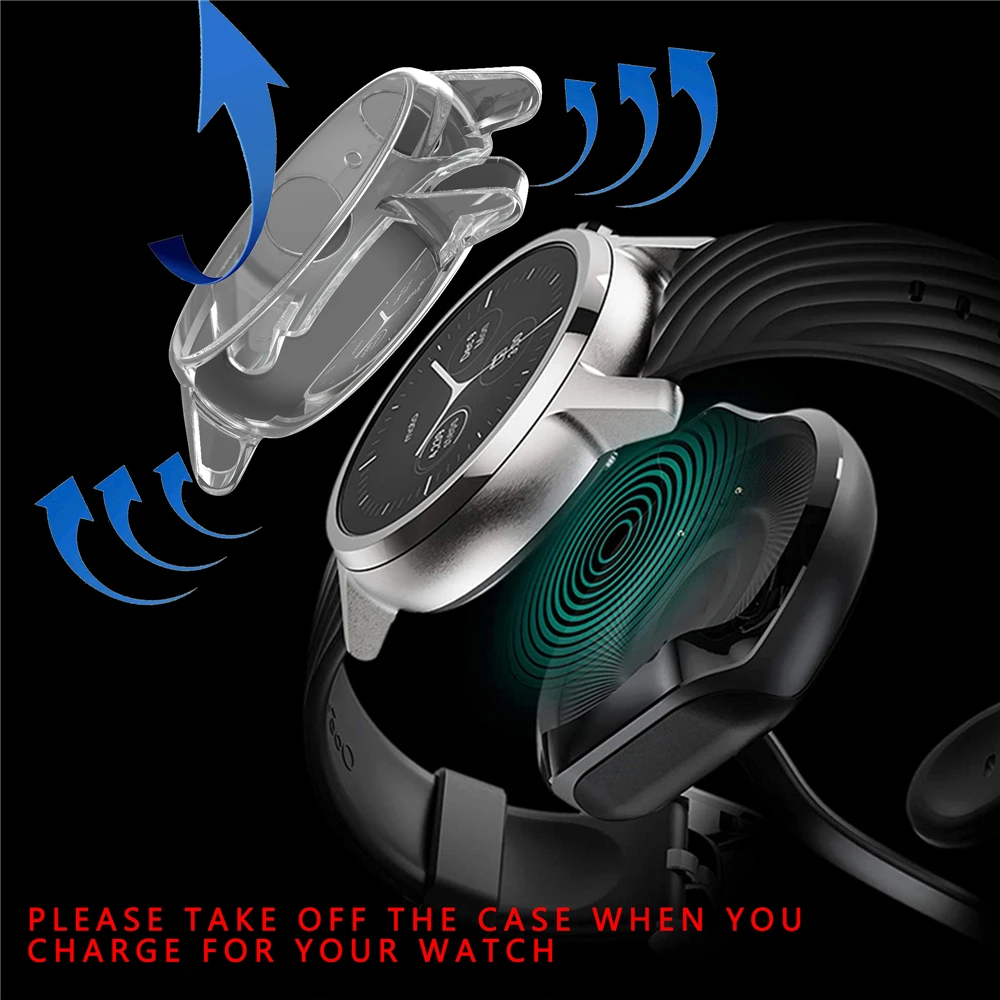 Мягкая защитная пленка для экрана из ТПУ чехлы часов защитный бампер оболочка