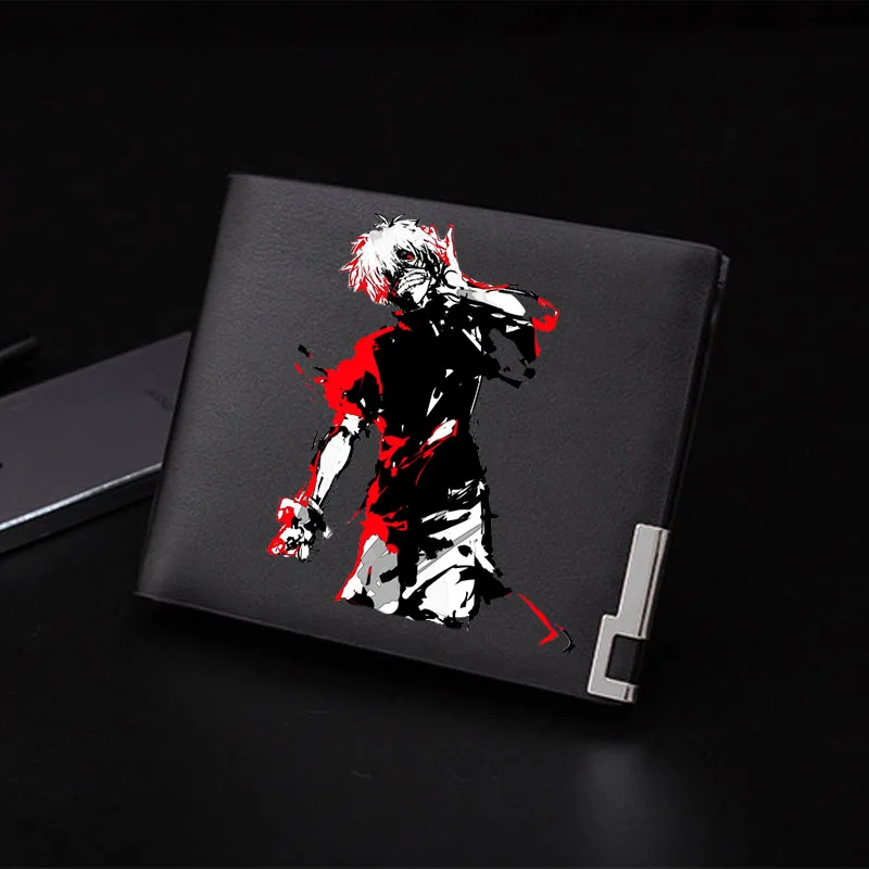 15 Японское аниме Токийский Гуль Kaneki Ken косплей мужской короткий кошелек студенческий модный кошелек из искусственной кожи кошелек мультфильм Id держатель для карт - Цвет: 15
