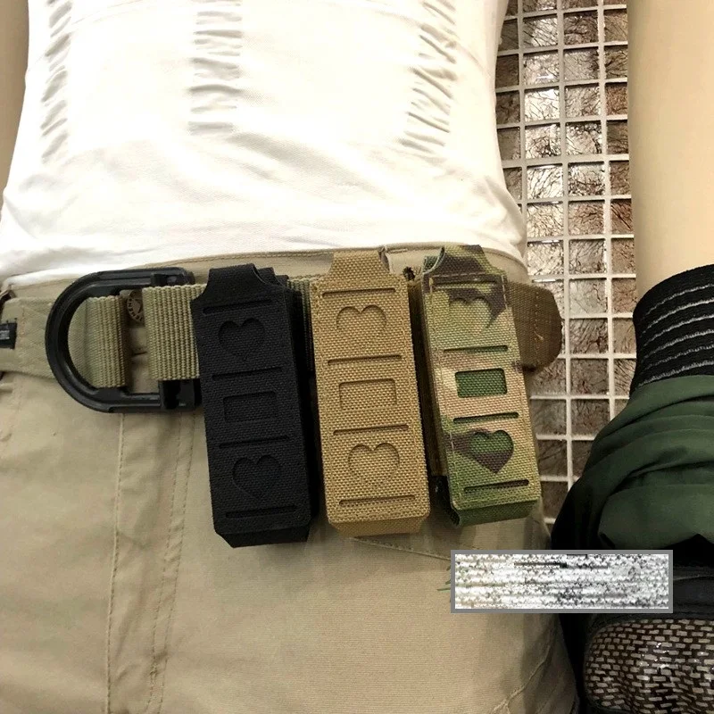 Outdoor Tactical D-Clip Magazine Bag Quick Pull Set Flashlight Bag EDC Kit Accessory Bag