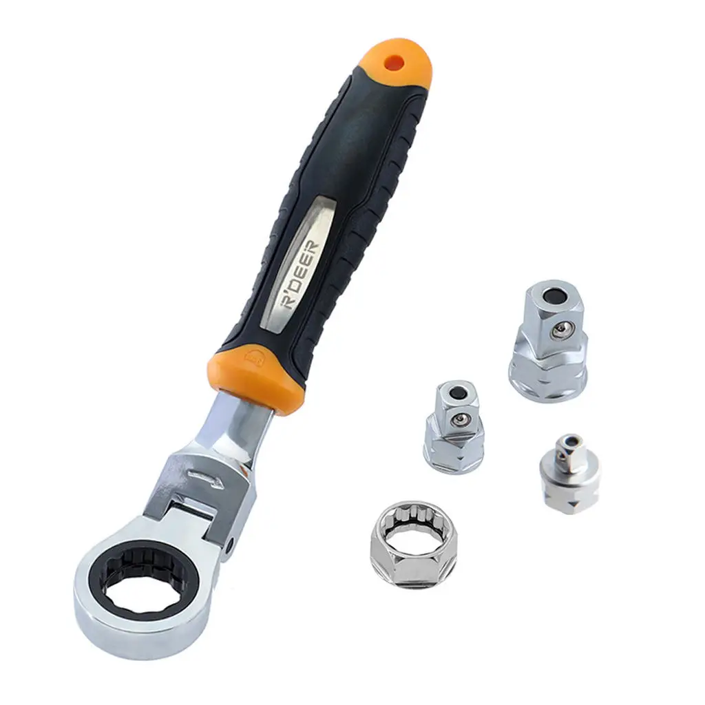 

5 Pieces Ratchet WrenchKit 1/4in 3/8in 1/2in, Easy to Use and Carry