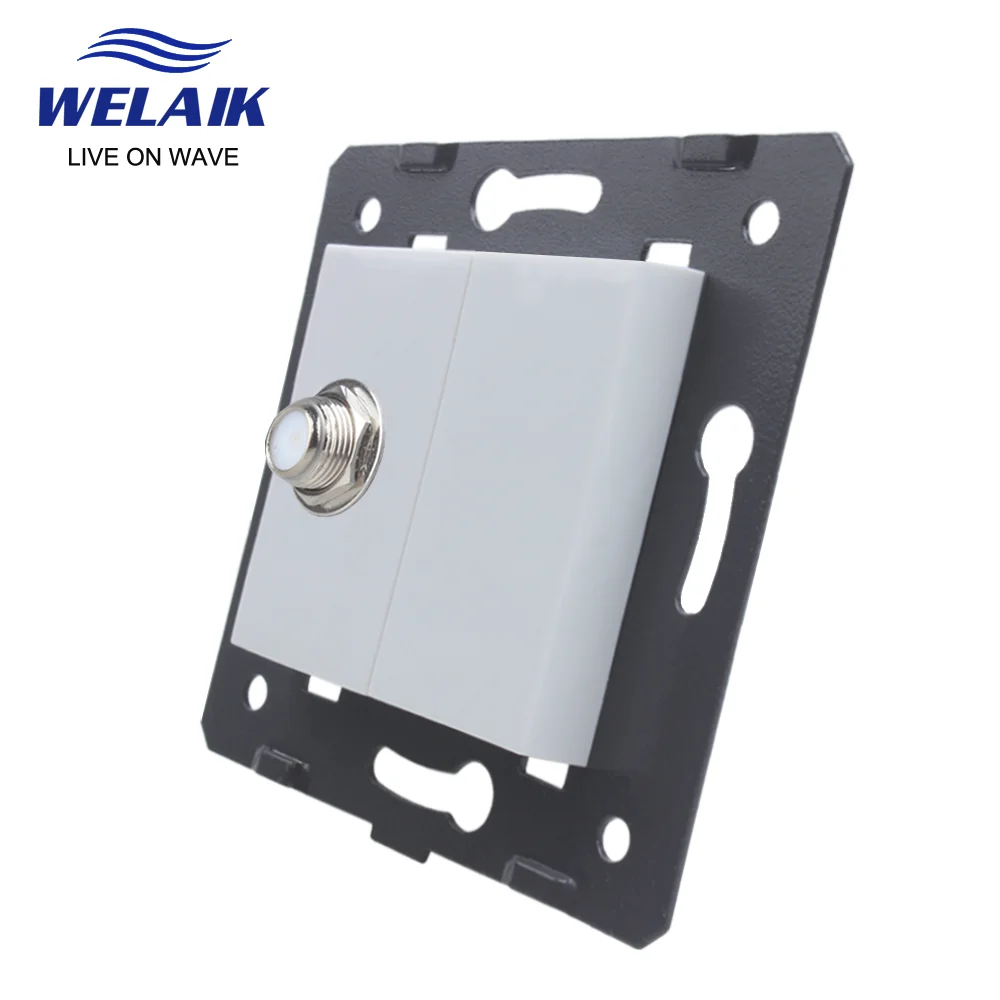 Запчасти для настенной розетки WELAIK DIY со спутником европейский стандарт без