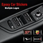 10 шт., эпоксидная смола, 3D Автомобильные наклейки, OPC эмблема, украшение салона автомобиля для Opel Astra j h g k Insignia Corsa d Vectra c Стайлинг