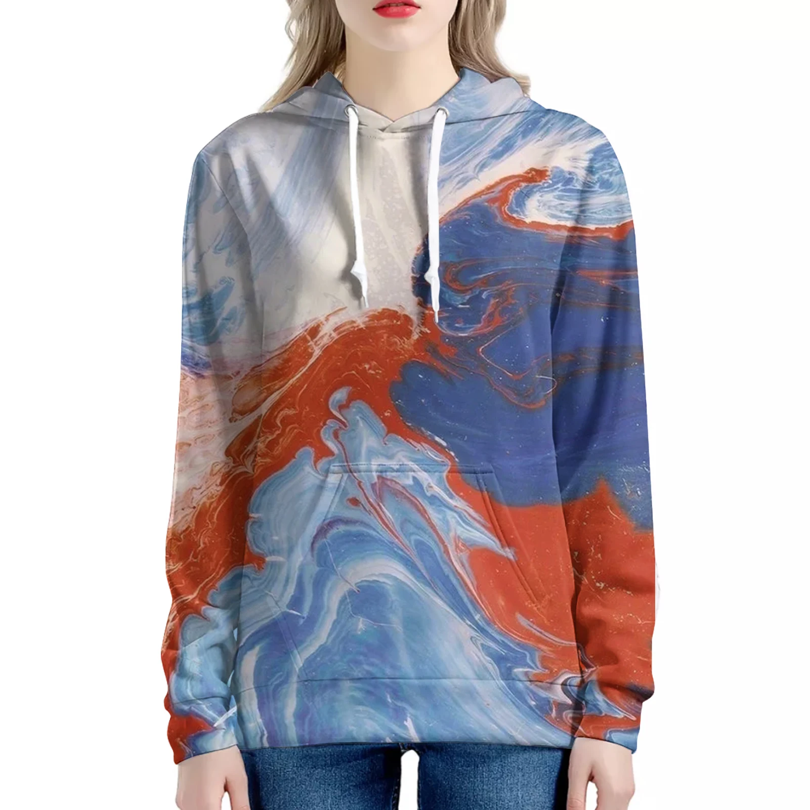 

Moletom Feminino Streetwear Colorful Print Plus Sweatshirt Harajuku Hoodie Hip Hop Stranger Things Hooded Hoodies Ropa Mujer