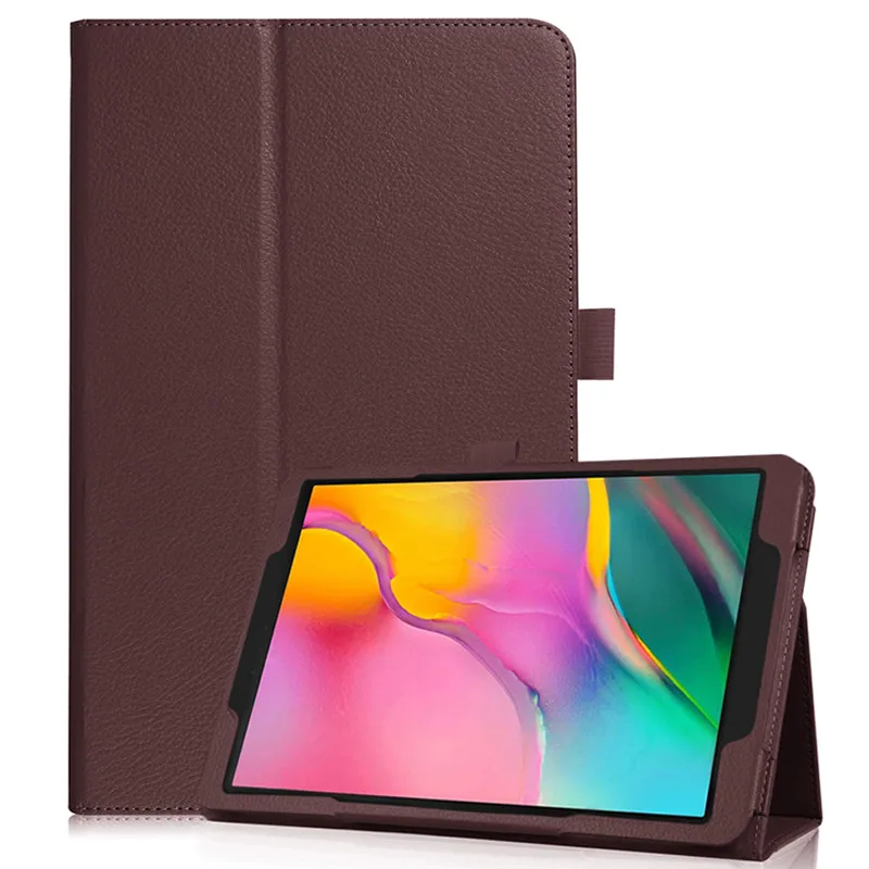 LZW-Brown 360 Вращающийся чехол для Samsung Galaxy Tab A 10,1 T510 T515 подставка из искусственной кожи чехол для SM-T510 SM-T515 10,1 дюймов чехол+ стилус - Цвет: LZW-Brown