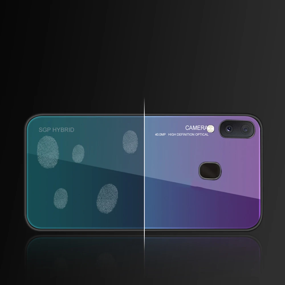 3D цветной чехол из закаленного стекла для samsung A20e защитный чехол для samsung Galaxy A20e A20 e A202 A 20 A205 мягкие чехлы из ТПУ