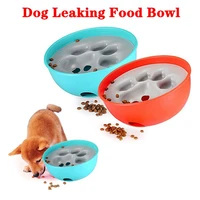 puzzle dog slow feeder bowl non slip bite resistant large capacity tumbler leaking pet bowl fun interactive dog cat feeder