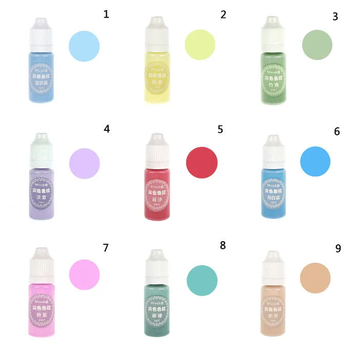 Горячая УФ смола клей Пигмент Цвет жидкая краска быстрая сушка для DIY ювелирных