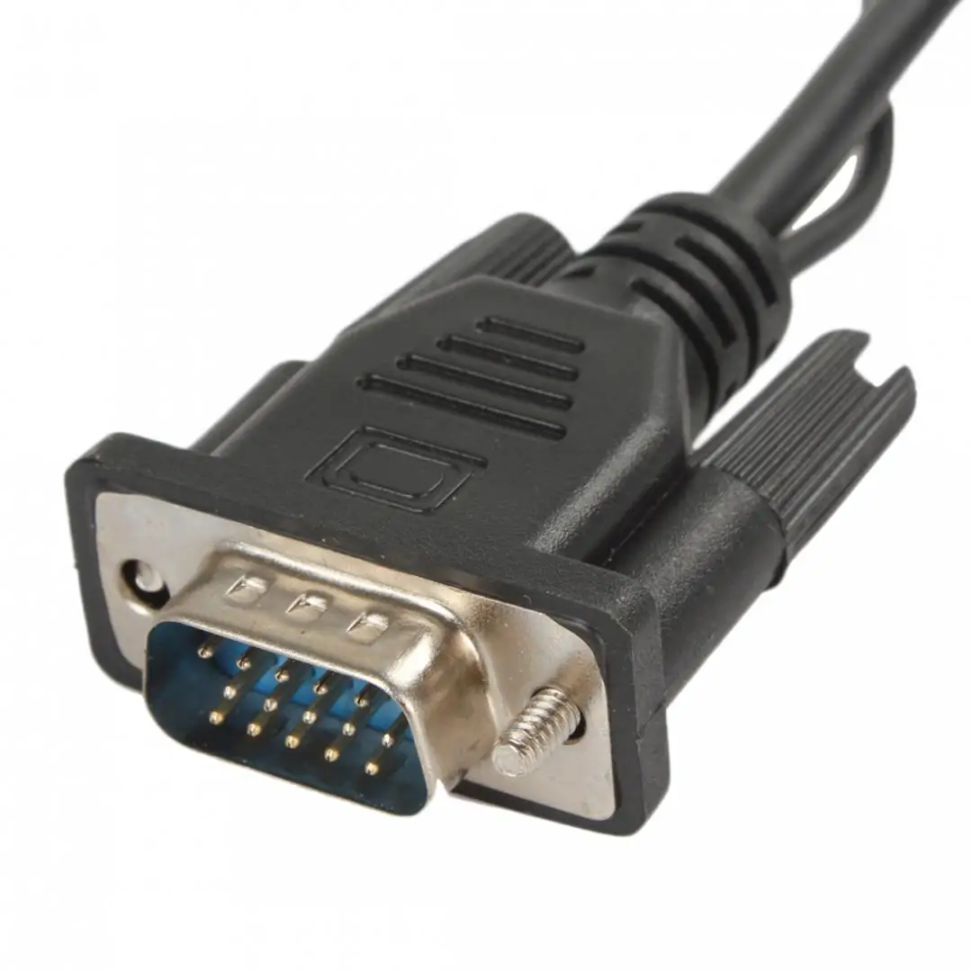 DigiYes прочный VGA на HDMI выход 1080P HD + Аудио ТВ AV Видео кабель конвертер адаптер|Кабели