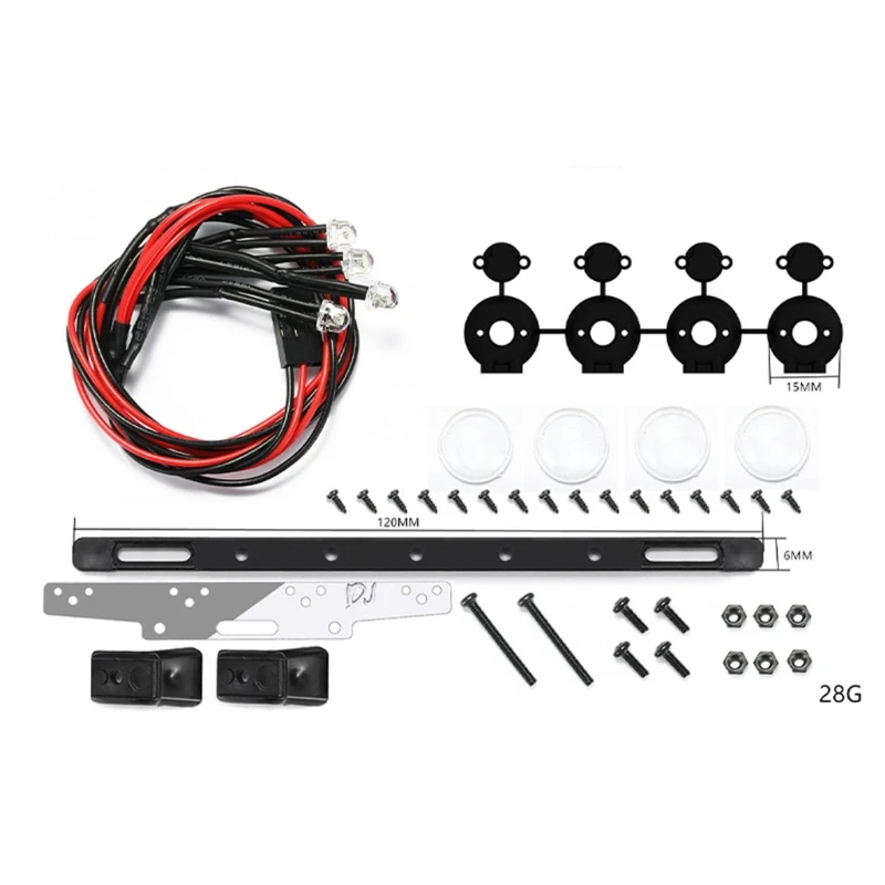 

Модель автомобиля, сменный светильник на крышу, круглая лампа, запчасти для игрушечного автомобиля, совместим со MN86SK, аксессуары, модель авт...