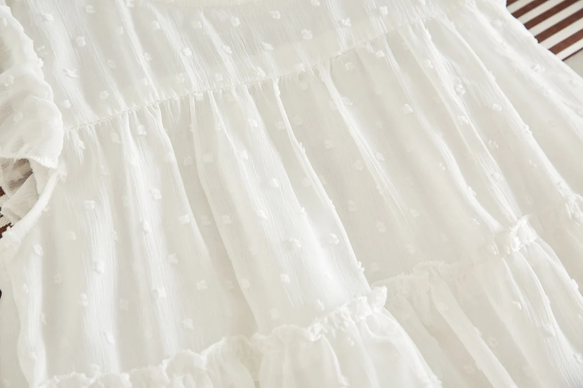 Jargazol детская одежда для девочек летнее жаккардовое платье без рукавов в стиле