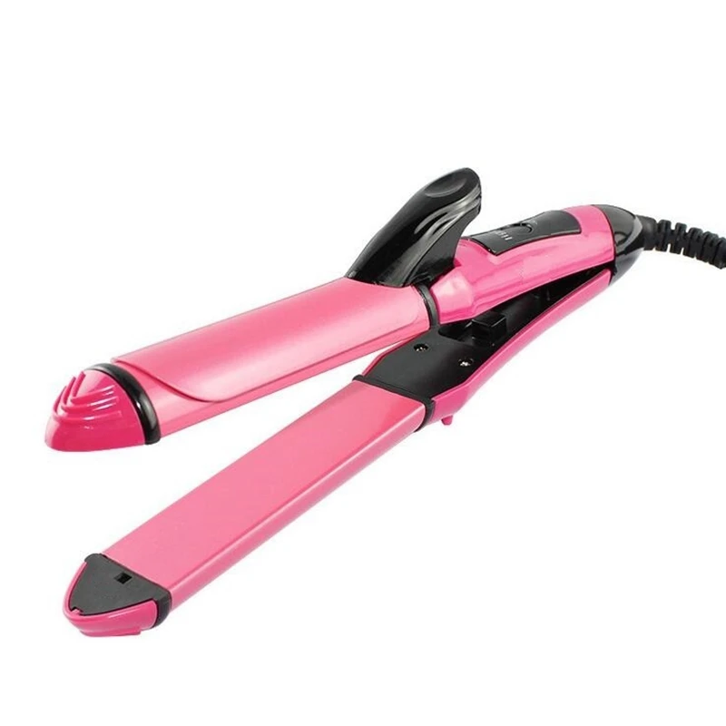 

Wholesale 2 in 1 Hair Curler Tourmaline Ceramic Straightening Curling iron styling tools
