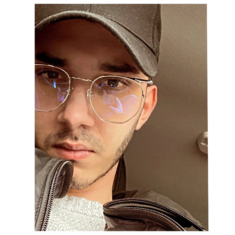 Модные Мужские Очки для Компьютера Анти-синяя Луча Линза Женские Круглые Чтения