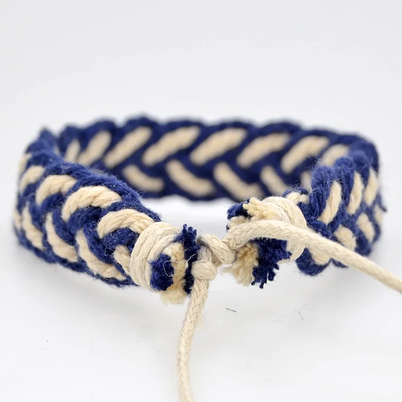 Плетеный браслет в богемном стиле Ретро | Украшения и аксессуары