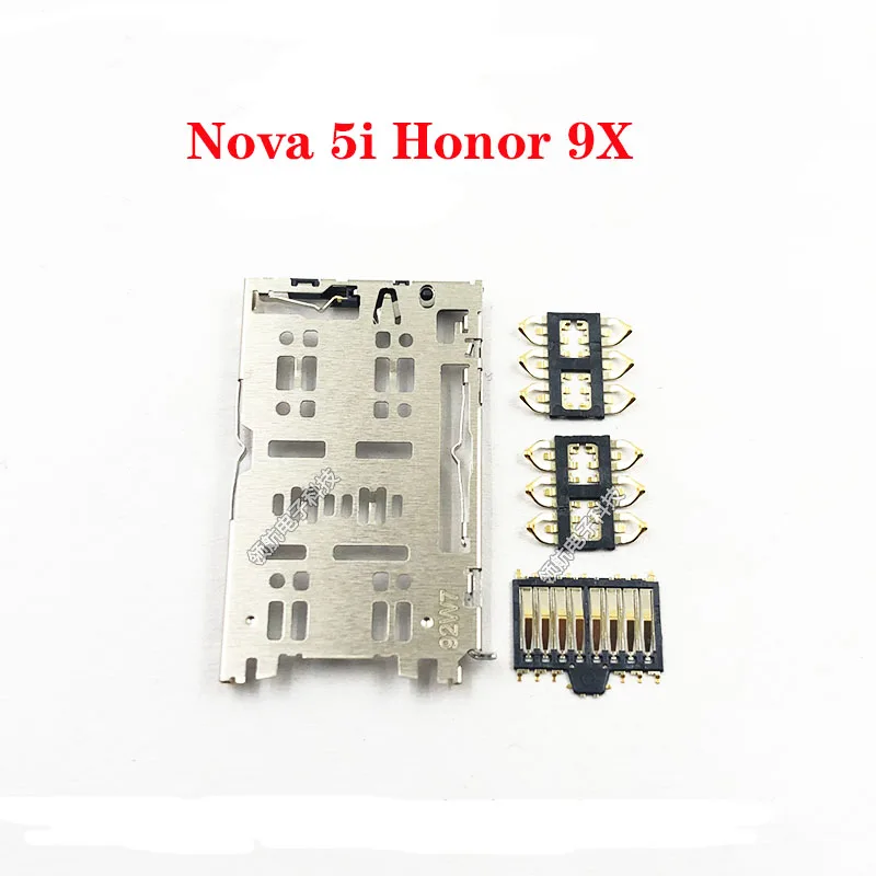 

Для Huawei Honor 9X Nova5i карта core слот для sim-карты железная карта комплект из 4 предметов