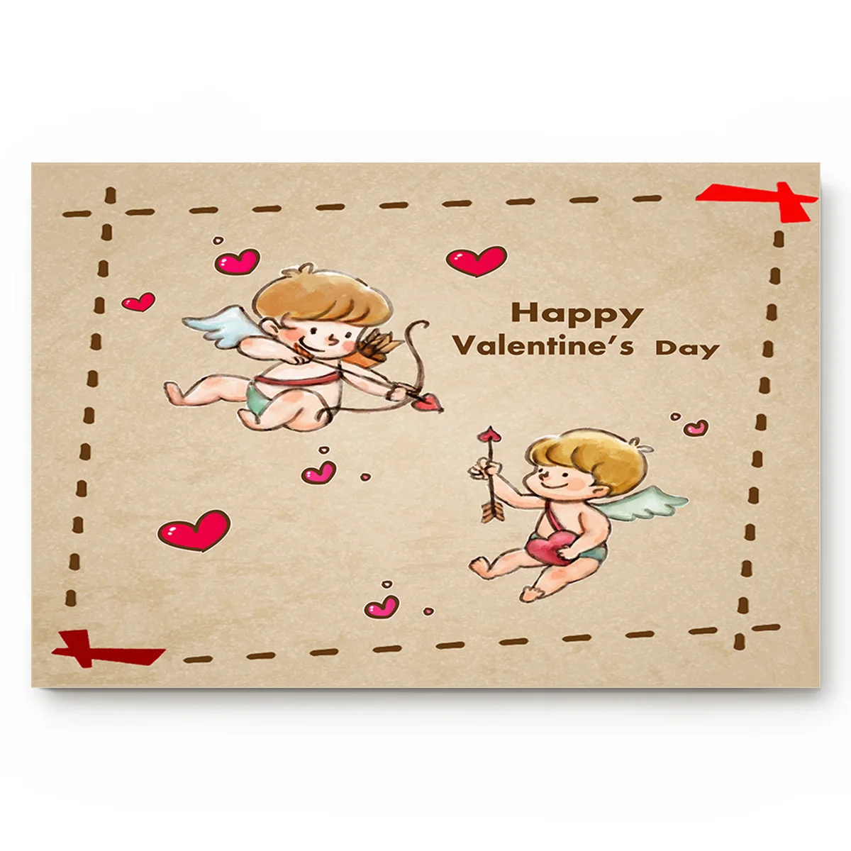 Купидон древние буквы Валентина Сердца дверные коврики кухня пол для ванной вход