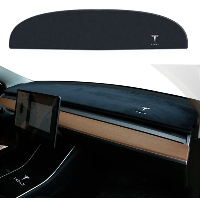 Коврик для приборной панели автомобиля Tesla Model 3/Y нескользящая накладка на заднее