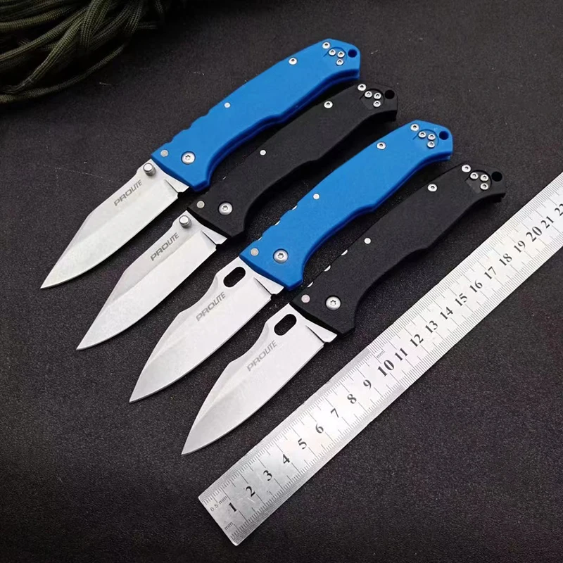 

Cold Steel 20NSCLU Pro Lite Clip Folding Knife 4116 German Steel Blade GFN Handle Tactical Survival Knife Outdoor EDC Multi Tool