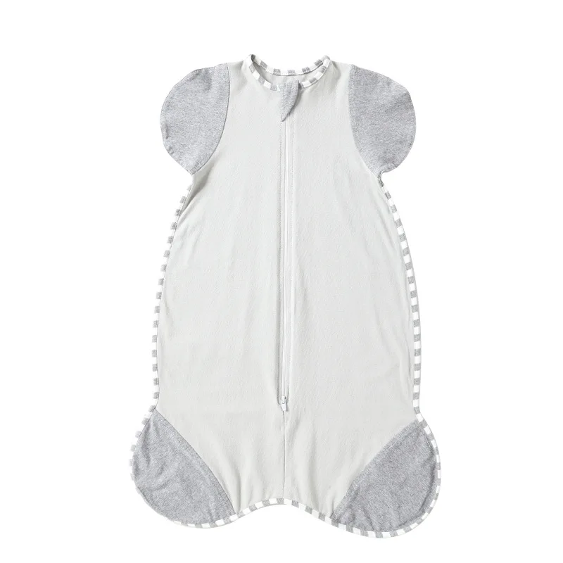

Baby swaddle surrender sleeping bag, newborn anti-shock wrapper, split legs, open sleeves, dual-use sleeves