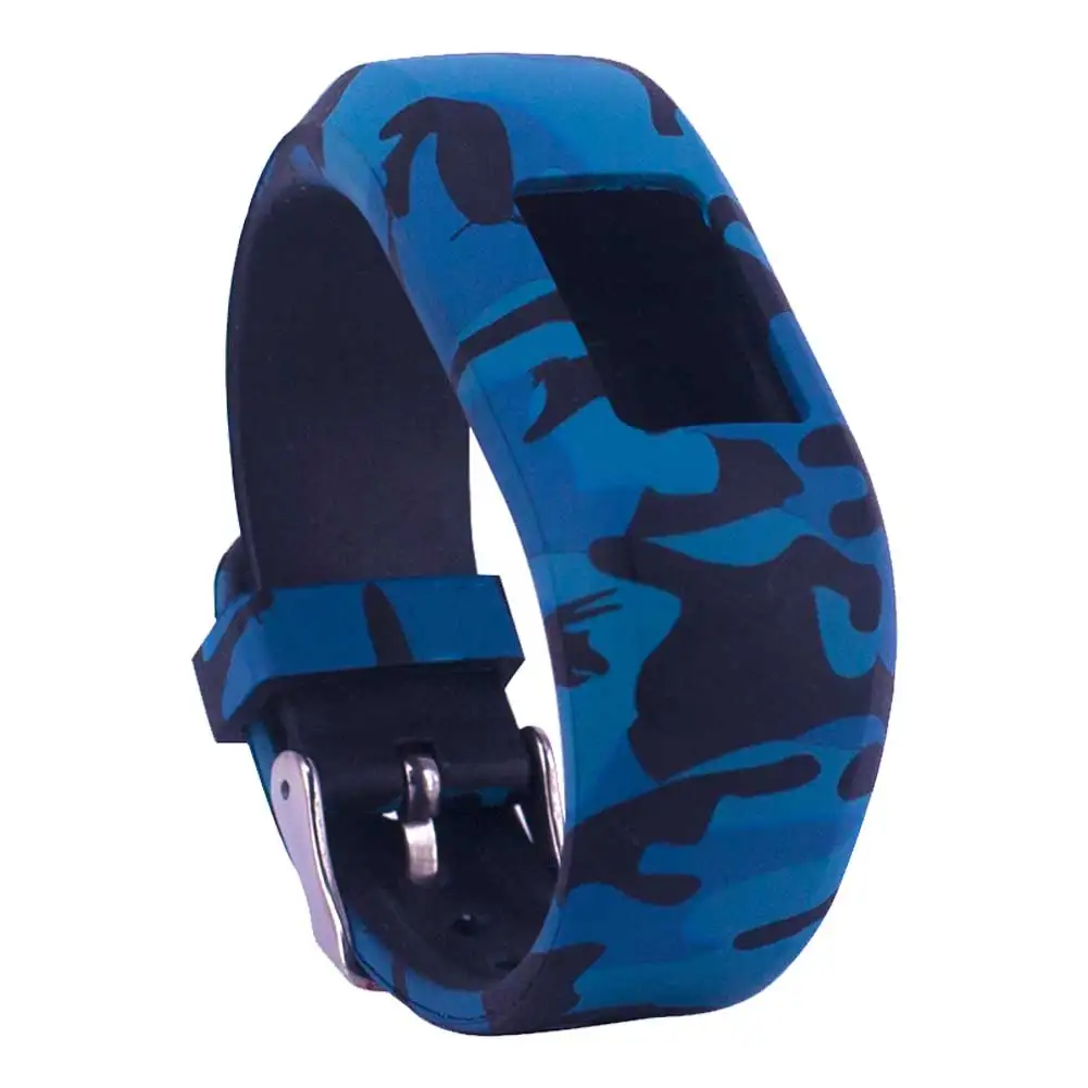 Силиконовый ремешок для часов Carmin Vivofit 3 камуфляжный браслет Garmin vivofit JR сменный