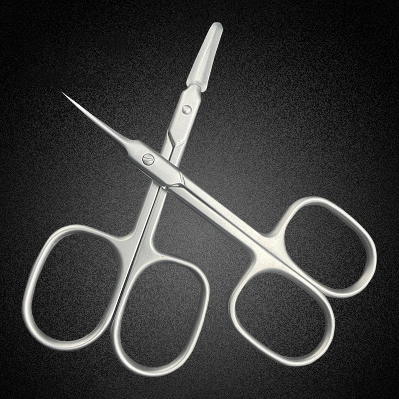 Ножницы для маникюра с изогнутым кончиком из нержавеющей стали | Красота и