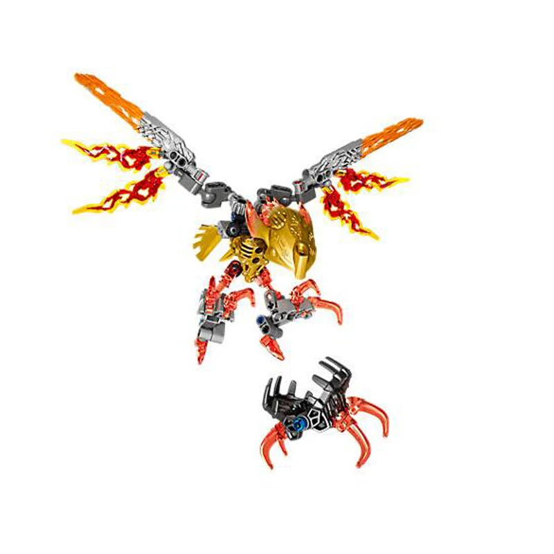 XSZ 609 4 Bionicle bionir создание огненного кирпича игрушка строительные блоки