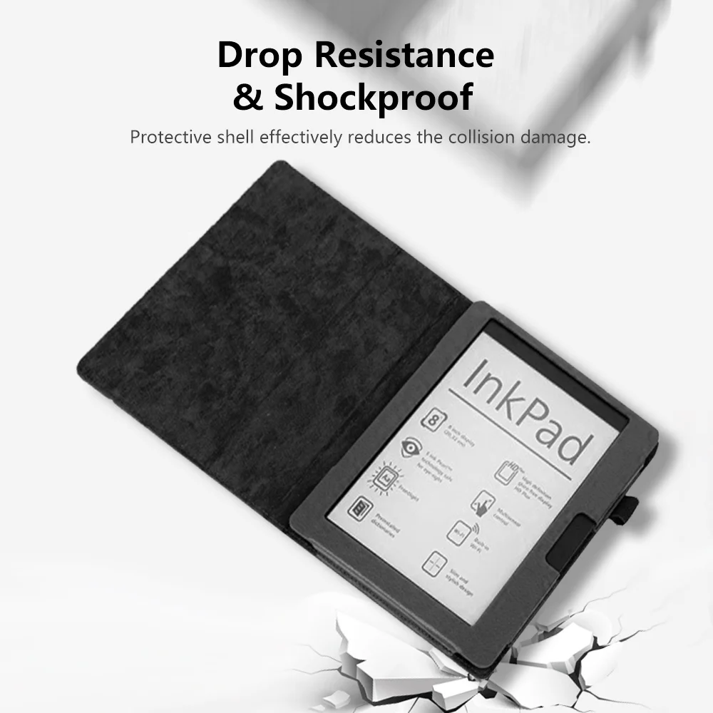 Высокое качество pu кожаный чехол защитный чехол для pocketbook 840 Inkpad 2 pocketbook Inkpad ereader